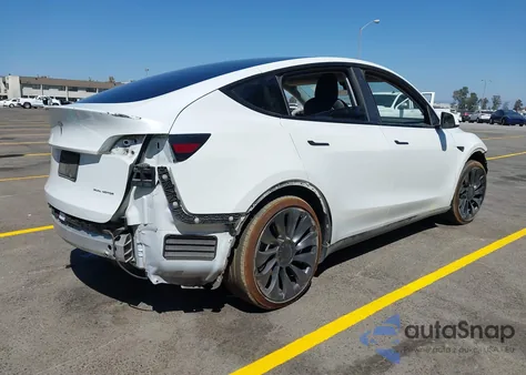 2022 Tesla Model Y Long Range Dual Motor All-Wheel Drive from USA, damaged, VIN 7SAYGDEE3NF368677